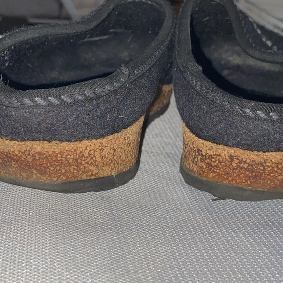 STEGMANN Wo Size 9 (measures 11” )Black and Gray WOOL Slip-On CLOG/Slippers - Picture 12 of 12